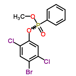 对溴磷结构式_25006-32-0结构式