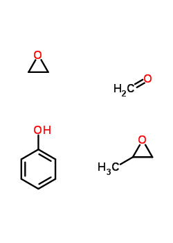甲醛与甲基环氧乙烷, 环氧乙烷和苯酚聚合物结构式_25134-86-5结构式