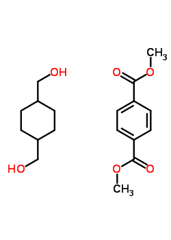 对苯二甲酸二甲酯与 1,4-环己烷二甲醇聚合物结构式_25135-20-0结构式