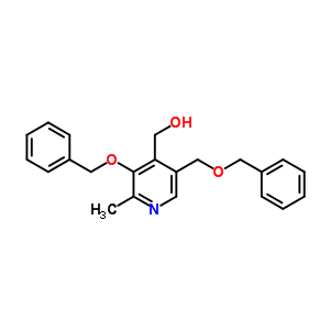 2-甲基-3-(苯基甲氧基)-5-[(苯基甲氧基)甲基]-4-吡啶甲醇结构式_25183-10-2结构式
