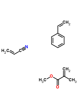 2-Methyl-2-propenoic acid methyl ester polymer with ethenylbenzene and 2-propenenitrile Structure,25213-88-1Structure