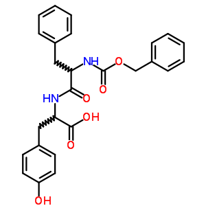 L-tyrosine,n-[n-[(phenylmethoxy)carbonyl]-l-phenylalanyl]-(9ci) Structure,2537-91-9Structure