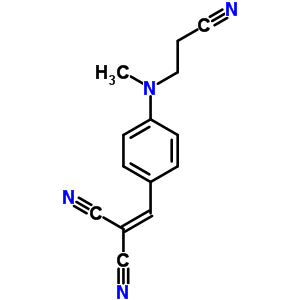 2-[[4-[(2-氰基乙基)甲基氨基]苯基]亚甲基]-丙二腈结构式_25442-68-6结构式