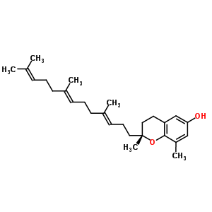 Tocotrienol, delta Structure,25612-59-3Structure