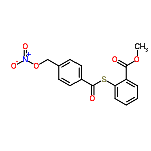 Methyl 2-({4-[(nitrooxy)methyl]benzoyl}sulfanyl)benzoate Structure,258278-64-7Structure