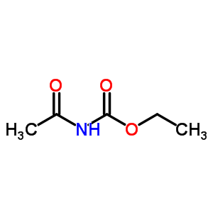 N-乙酰基氨基甲酸乙酯结构式_2597-54-8结构式