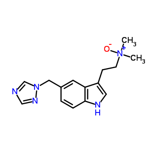 二甲基{2-[5-(1H-1,2,4-三唑-1-甲基)-1H-吲哚-3-基]乙基}胺氧化物结构式_260435-42-5结构式