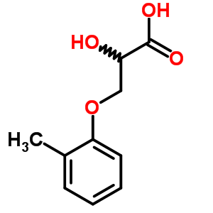 2-Hydroxy-3-(2-methylphenoxy)propanoic acid Structure,26114-38-5Structure