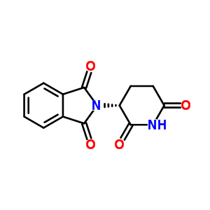 (R)-(+)-thalidomide结构式_2614-06-4结构式