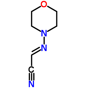 (4-吗啉亚氨基)乙腈结构式_26179-71-5结构式