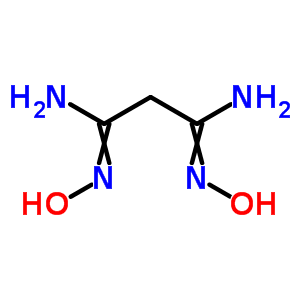亚甲基二甲酰胺肟结构式_26365-00-4结构式