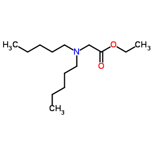 N,N-二戊基甘氨酸乙酯结构式_2644-26-0结构式