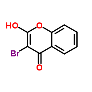 3-溴-4-羟基-2H-1-苯并吡喃-2-酮结构式_2650-14-8结构式