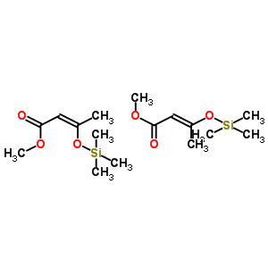 3-(三甲基硅氧基)巴豆酸甲酯结构式_26767-00-0结构式