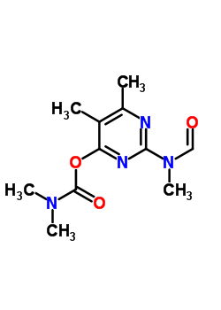 Desmethyl-formamido-pirimicarb Structure,27218-04-8Structure
