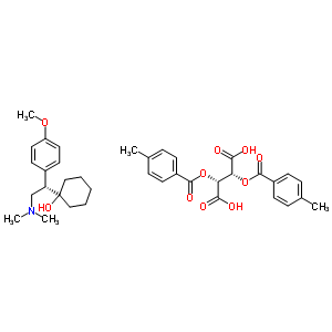S-文拉法辛-二对甲苯甲酰-L-酒石酸盐结构式_272788-02-0结构式