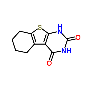 1,2,3,4,5,6,7,8-八氢苯并[4,5]噻吩并[2,3-d]嘧啶-2,4-二酮结构式_27285-09-2结构式