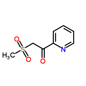 2-(Methylsulfonyl)-1-Pyridin-2-ylethanone Structure,27302-93-8Structure