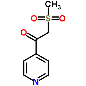 2-(Methylsulfonyl)-1-Pyridin-3-ylethanone Structure,27302-95-0Structure
