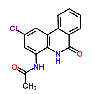 N-(2-氯-5,6-二氢-6-氧代-4-邻二氮杂菲yl)-乙酰胺结构式_27353-47-5结构式
