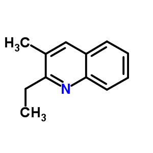 2-乙基-3-甲基-喹啉结构式_27356-52-1结构式