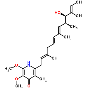 Piericidin a standard Structure,2738-64-9Structure