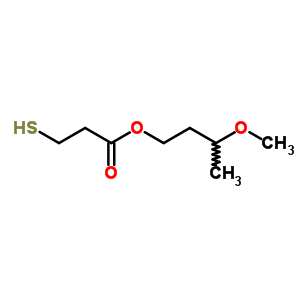 3-甲氧基丁基3-巯基丙酸酯结构式_27431-40-9结构式