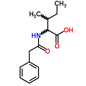 N-(2-苯基乙酰基)-L-异亮氨酸结构式_2752-52-5结构式