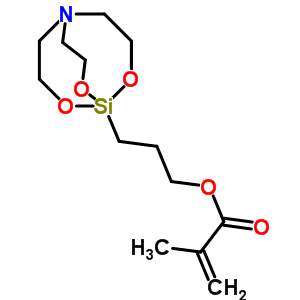 甲基丙烯酰氧丙基杂氮硅三环结构式_27692-57-5结构式