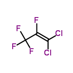 1,1-二氯-2,3,3,3-四氟-1-丙烯结构式_2804-55-9结构式