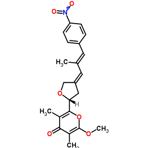 金链菌素结构式_2825-00-5结构式