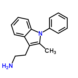 2-(2-Methyl-1-phenyl-1h-indol-3-yl)-ethylamine Structure,28856-30-6Structure