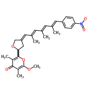 新金丝菌素结构式_28900-27-8结构式