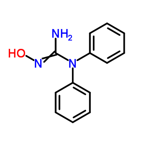 n-羟基-N,N-二苯基-胍结构式_29044-21-1结构式