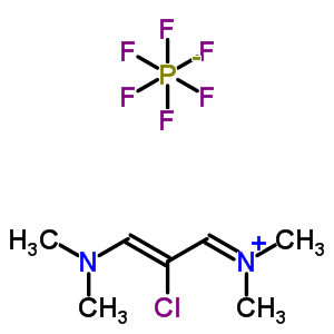 (2-氯-3-二甲氨基-亚-2-丙烯基)-二甲基-铵六氟磷酸盐结构式_291756-76-8结构式