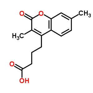 4-(3,7-Dimethyl-2-oxo-chromen-4-yl)butanoic acid Structure,29207-20-3Structure