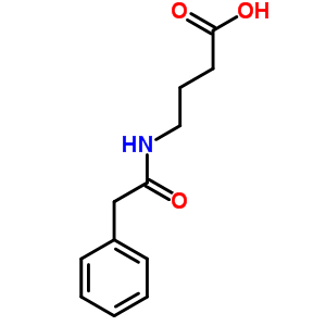 4-[(2-苯基乙酰基)氨基]丁酸结构式_2937-01-1结构式