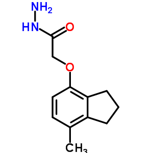 2-[(7-甲基-2,3-二氢-1H-茚-4-基)氧基]乙酰肼结构式_298186-32-0结构式