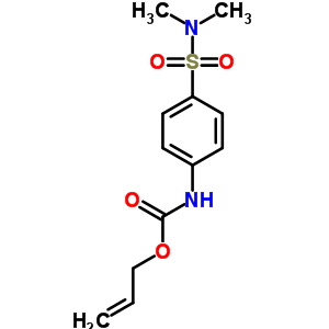 (8CI)-p-(二甲基磺酰基)-苯氨基甲酸烯丙酯结构式_30057-01-3结构式