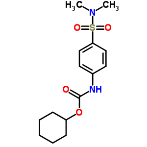 (8CI)-p-(二甲基磺酰基)-苯氨基甲酸环己酯结构式_30057-03-5结构式