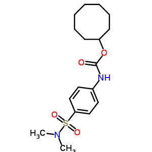 (8CI)-p-(二甲基磺酰基)-苯氨基甲酸环辛酯结构式_30057-05-7结构式