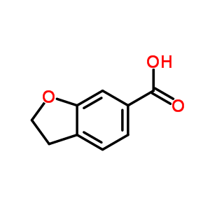 2,3-二氢苯并呋喃-6-羧酸结构式_301836-57-7结构式