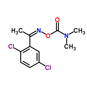 (9CI)-1-(2,5-二氯苯基)-乙酮 O-[(二甲基氨基)羰基]肟结构式_30289-08-8结构式