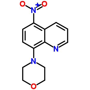 8-(吗啉-4-基)-5-硝基喹啉结构式_304884-33-1结构式