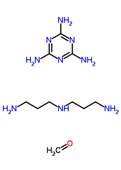 Formaldehyde, polymer with n-(3-aminopropyl)-1,3-propanediamine and1,3,5-triazine-2,4,6-triamine Structure,30584-00-0Structure