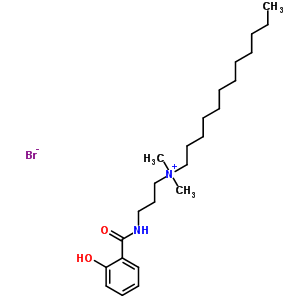 Dodecyl-[3-[(2-hydroxybenzoyl)amino]propyl]-dimethylazanium bromide Structure,30596-55-5Structure