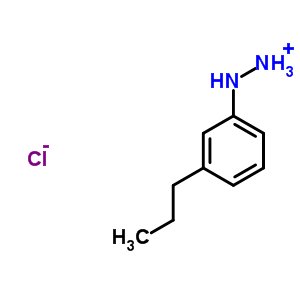 1-(3-丙基苯基)肼盐酸盐结构式_306937-28-0结构式