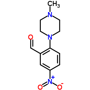 2-(4-Methylpiperazino)-5-nitrobenzenecarbaldehyde Structure,30742-63-3Structure