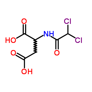 L-aspartic acid,n-(dichloroacetyl)-(9ci) Structure,30804-86-5Structure