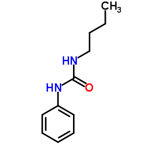 n-丁基-n-苯基-脲结构式_3083-88-3结构式